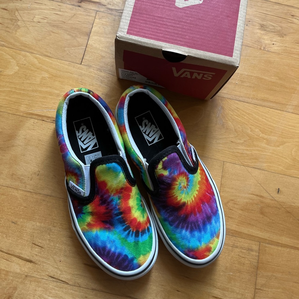 Vans Tie Dye Toddler size 13 Slip On Shoes